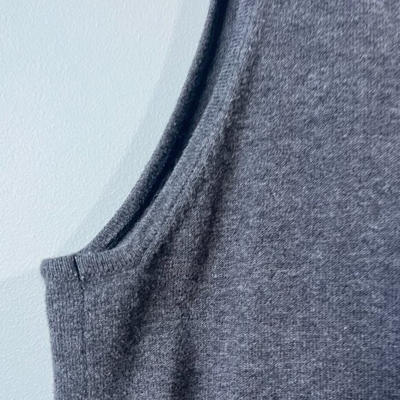 Tristan & Iseut Vintage Sweater Vest in gray Size Large - Picture 5 of 6
